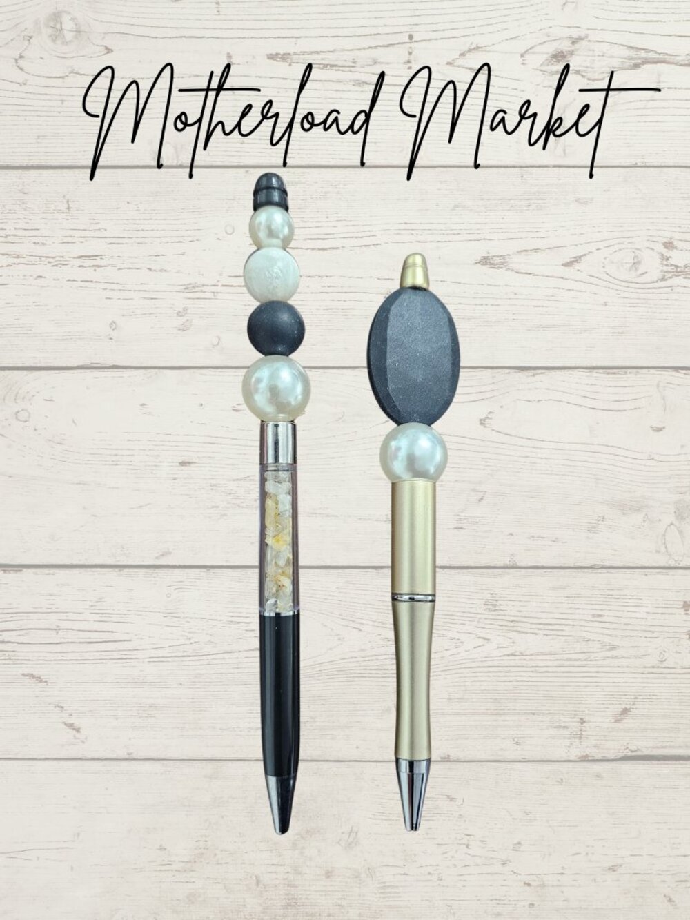Handmade Pen Set with Natural Citrine